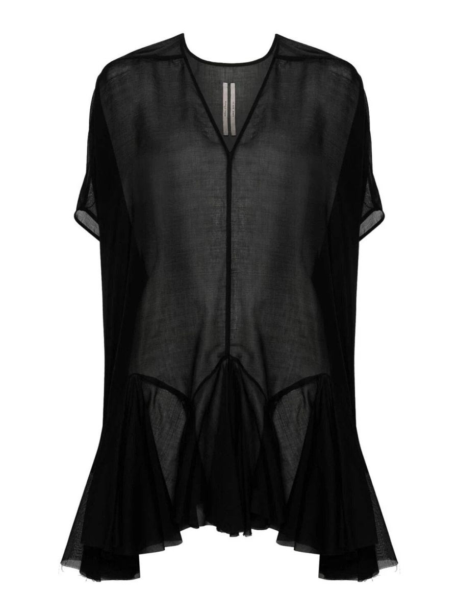 Rick Owens Robe Courte - Noir
