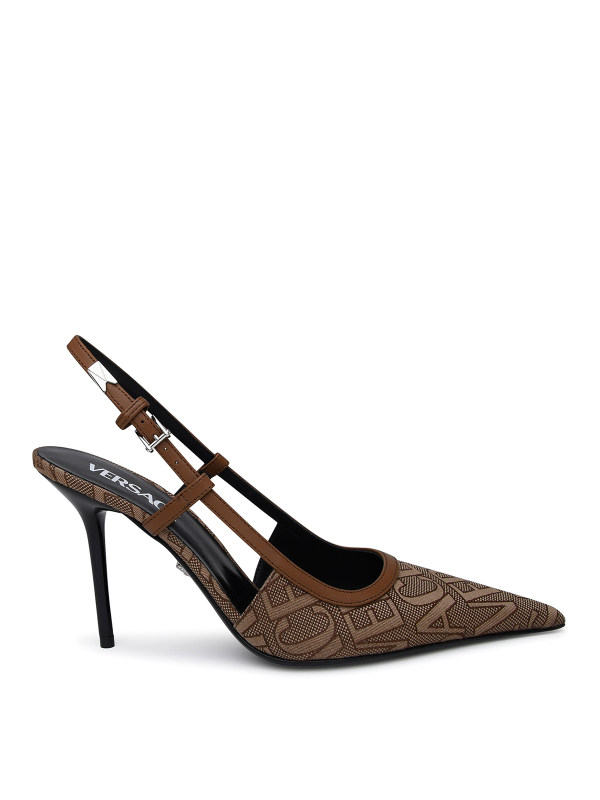 Versace Chaussures À Talon - Marron