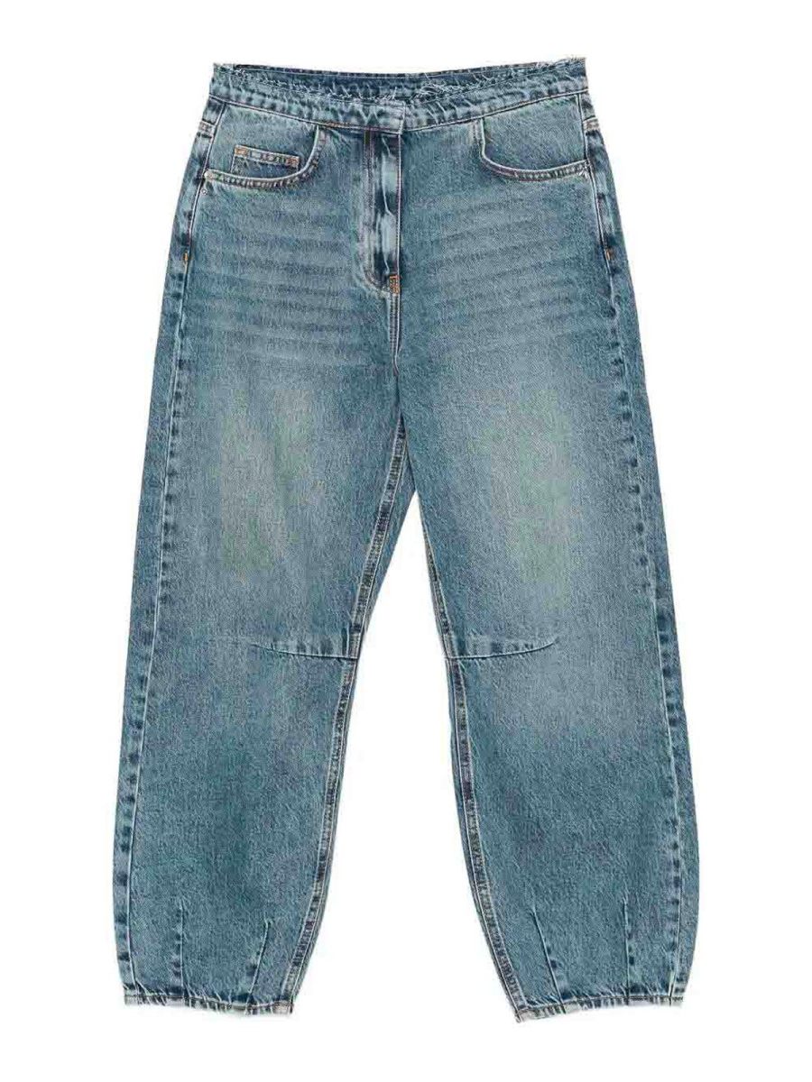 Patrizia Pepe Pantalons Décontractés - Délavé