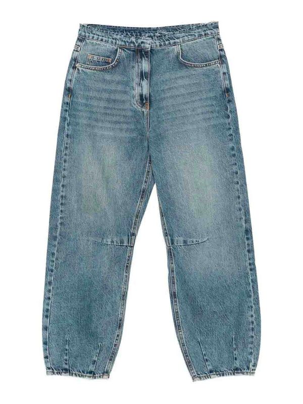 Patrizia Pepe Pantalons Décontractés - Délavé