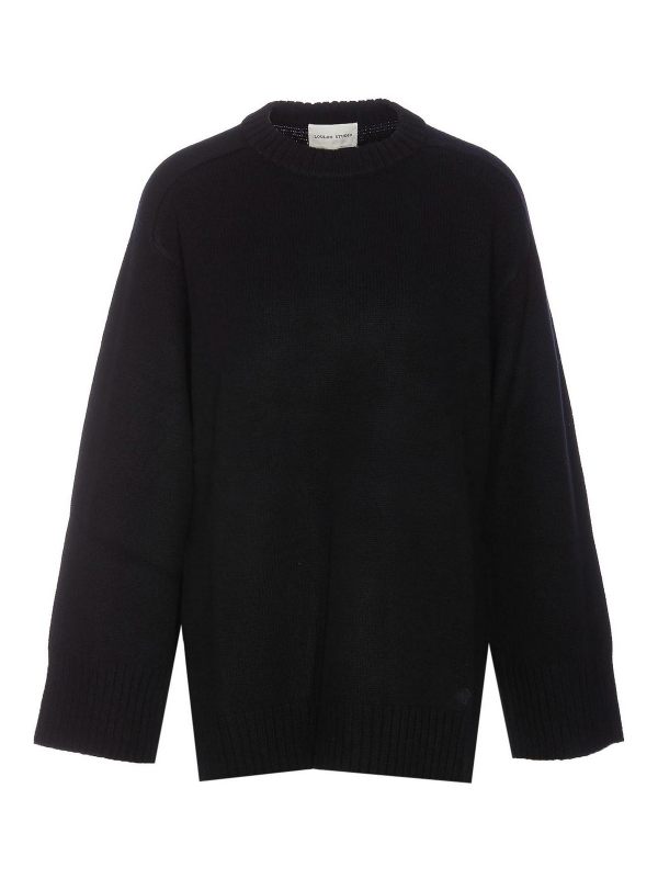 Loulou Studio Pull Col Rond - Noir