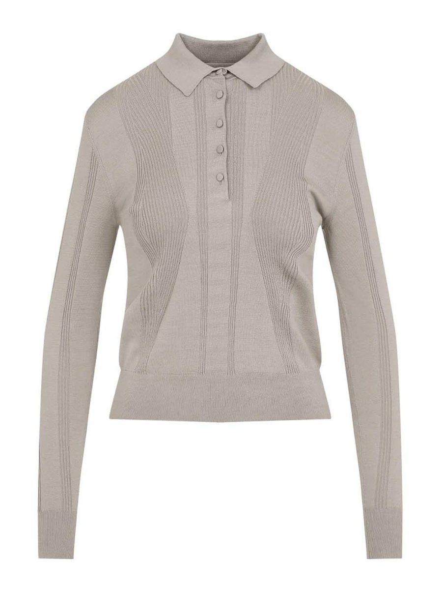 Dries Van Noten Polo - Gris Clair