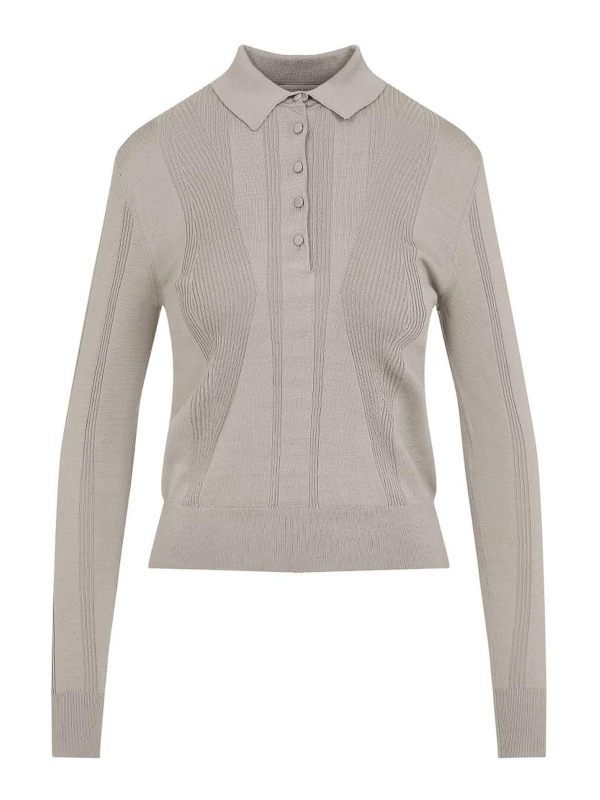 Dries Van Noten Polo - Gris Clair