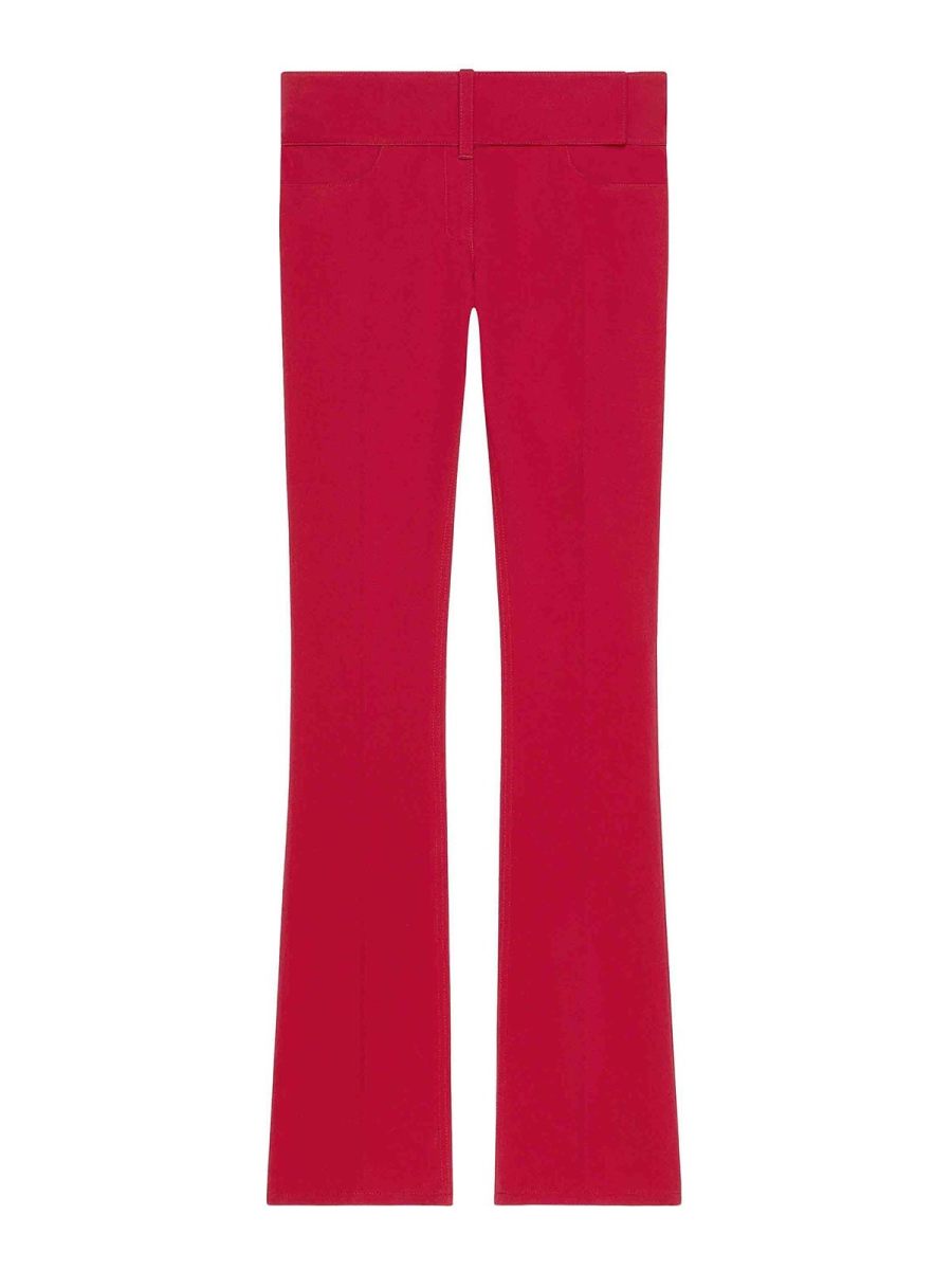 Courreges Pantalons Décontractés - Rouge