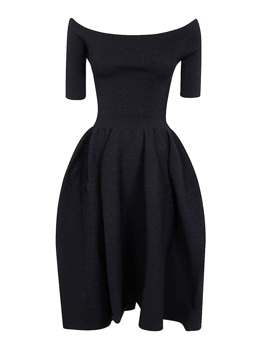 Cfcl Robe Au Genou - Noir