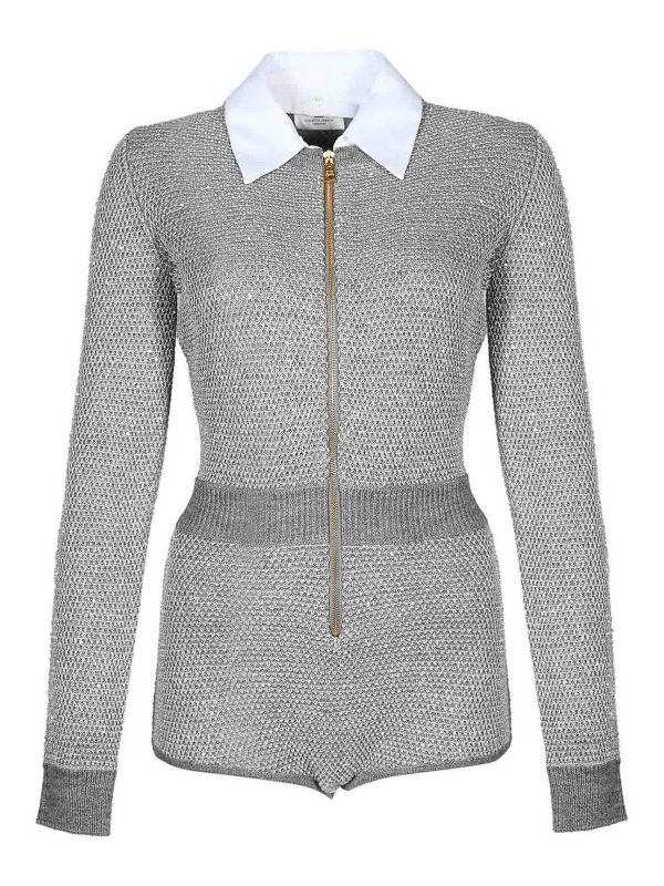 Elisabetta Franchi Combinaison - Gris