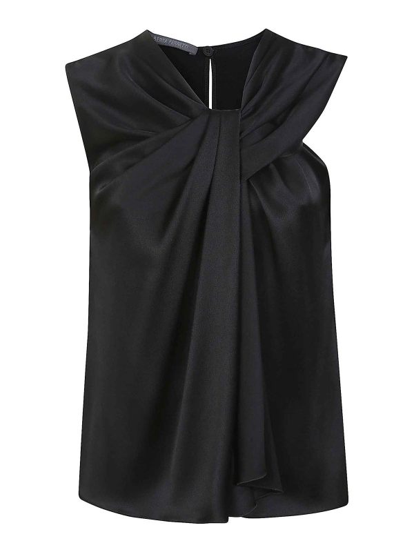 Alberta Ferretti Top - Noir