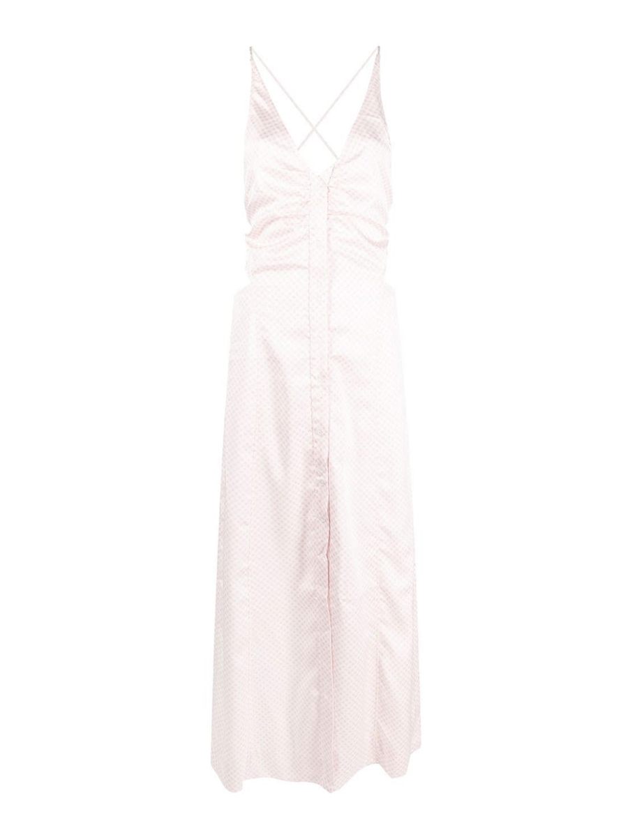 Ganni Maxi Robe - Violet Clair