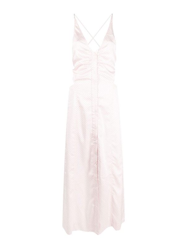 Ganni Maxi Robe - Violet Clair