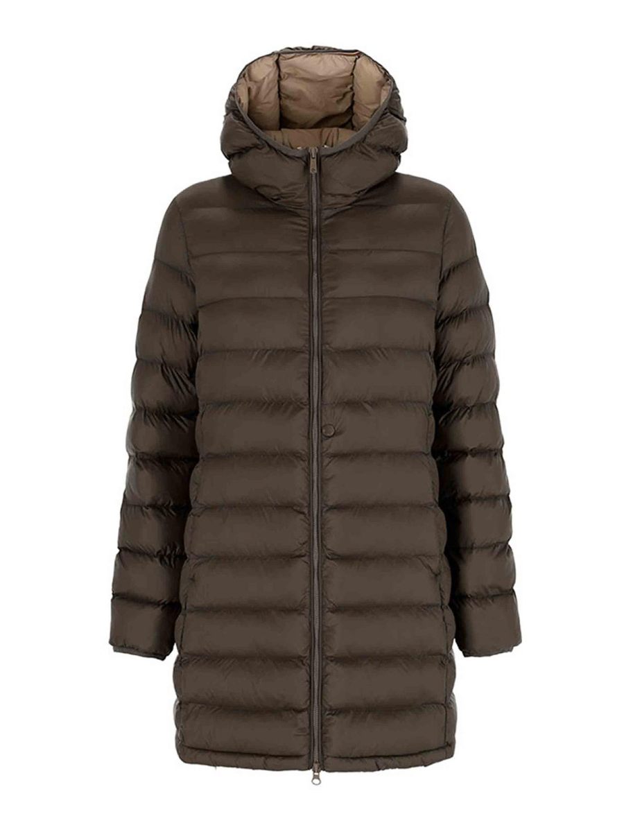 Conte of Florence Manteau Au Genou - Marron