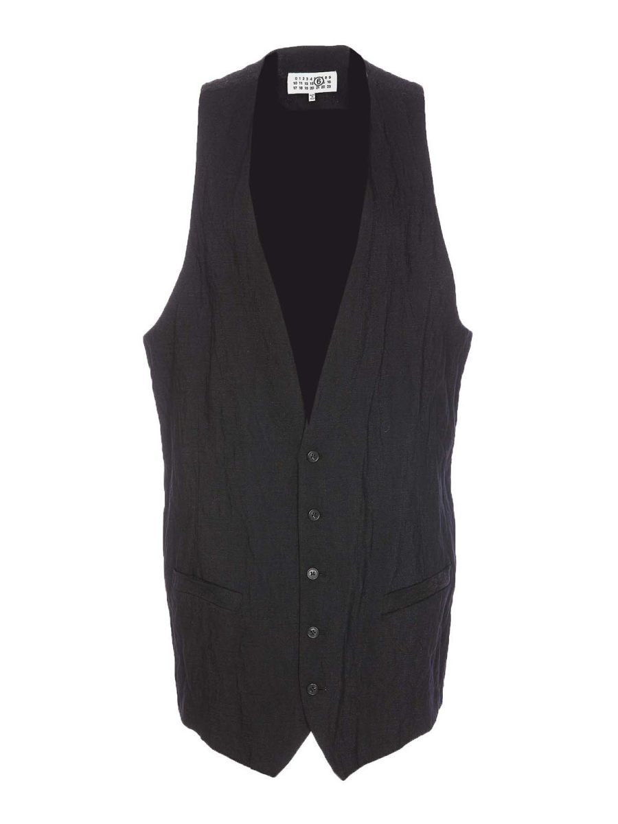 MM6 Maison Margiela Gilet - Noir