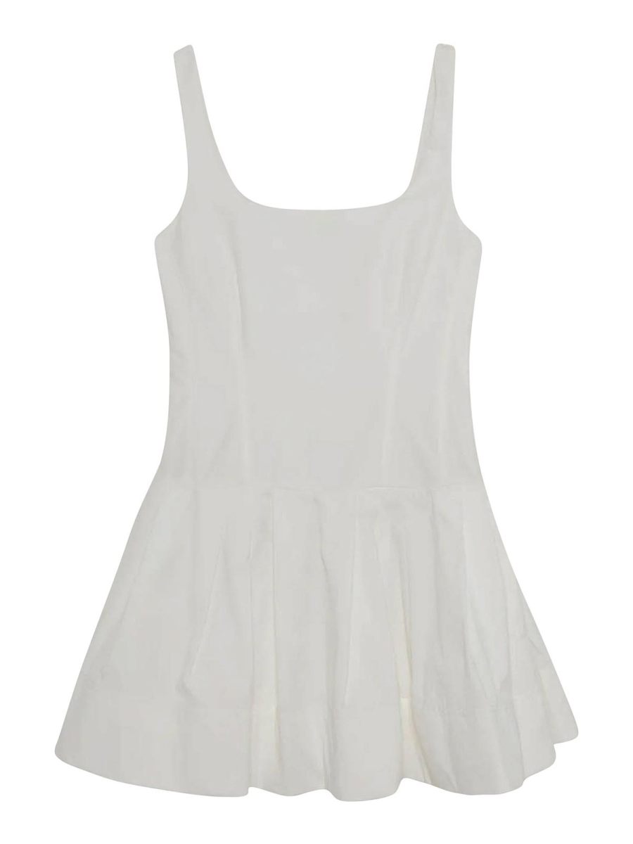 Jonathan Simkhai Robe Au Genou - Blanc