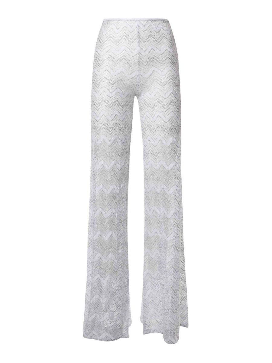 Missoni Pantalons Décontractés - Blanc