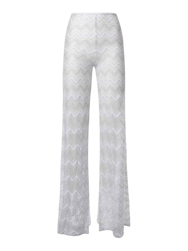 Missoni Pantalons Décontractés - Blanc
