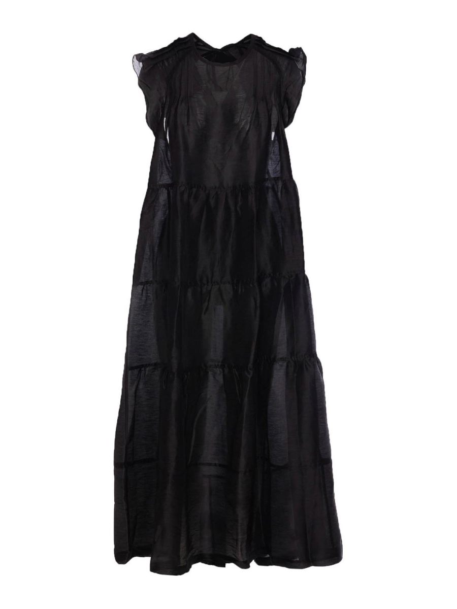 Maurizio Miri Robe Au Genou - Noir