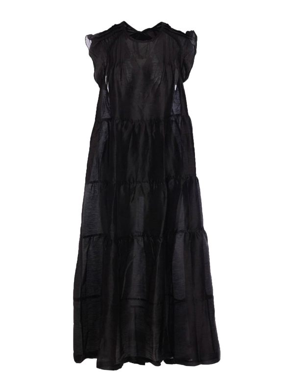 Maurizio Miri Robe Au Genou - Noir