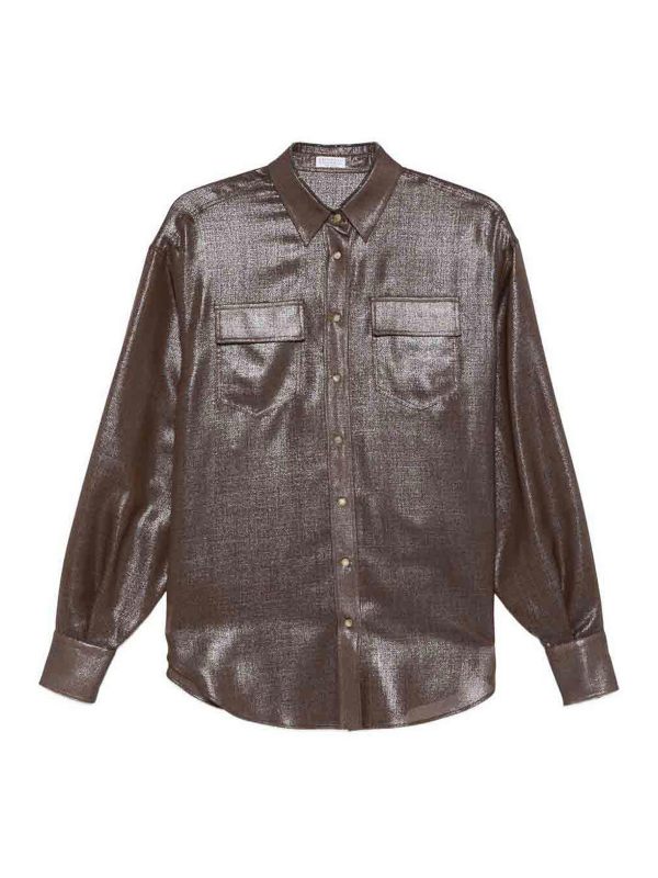 Brunello Cucinelli Chemise - Marron