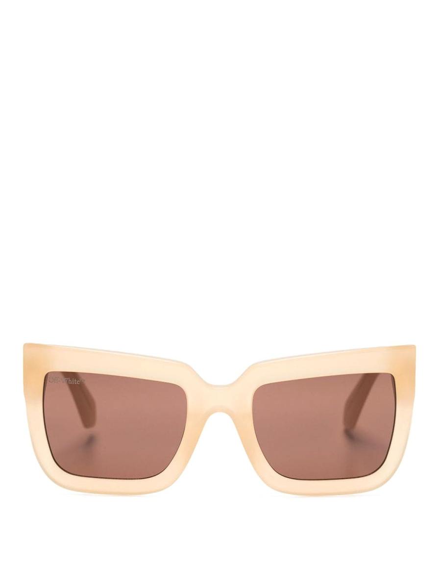 Off-White Lunettes - Marron
