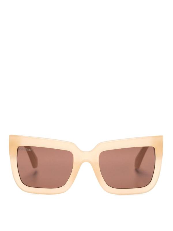 Off-White Lunettes - Marron