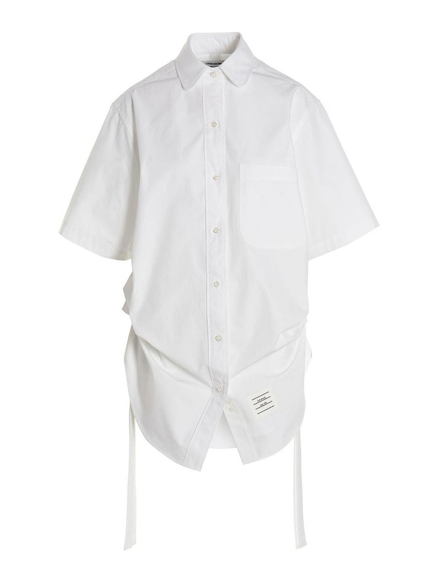Thom Browne Robe Courte - Blanc