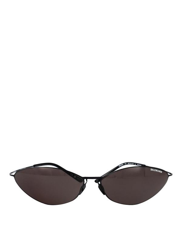 Balenciaga Lunettes De Soleil - Noir