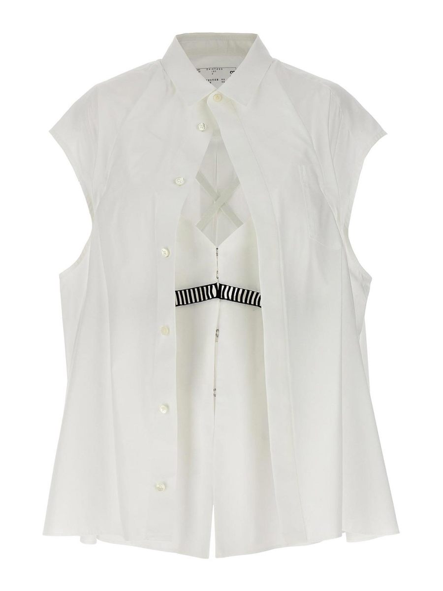 Sacai Chemise - Blanc
