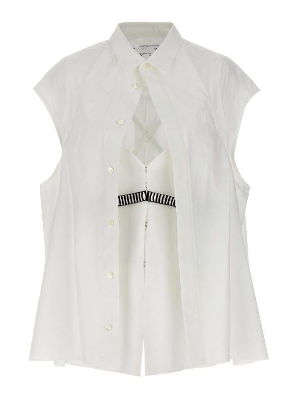 Sacai Chemise - Blanc