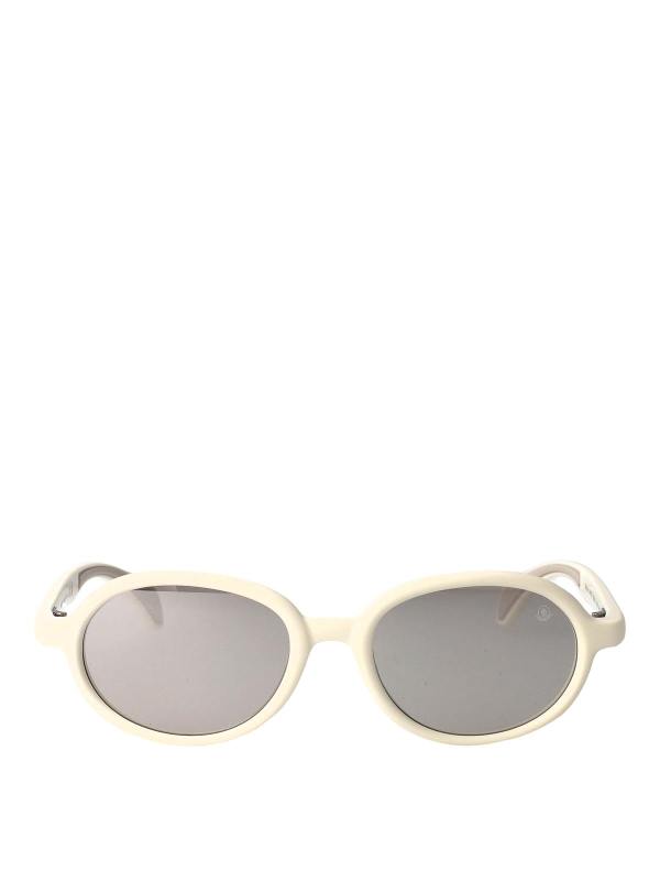 Moncler Lunettes De Soleil - Blanc