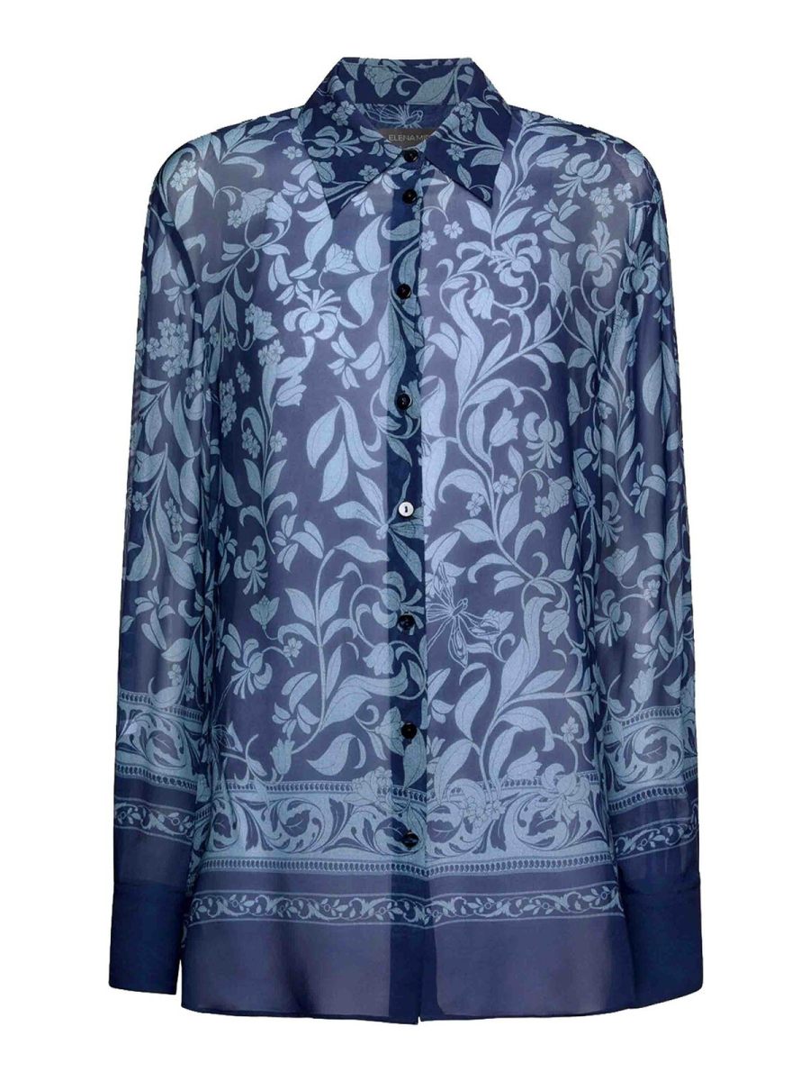 Elena miro' Chemise - Bleu