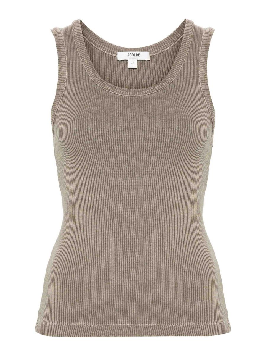 Agolde Top - Marron Clair