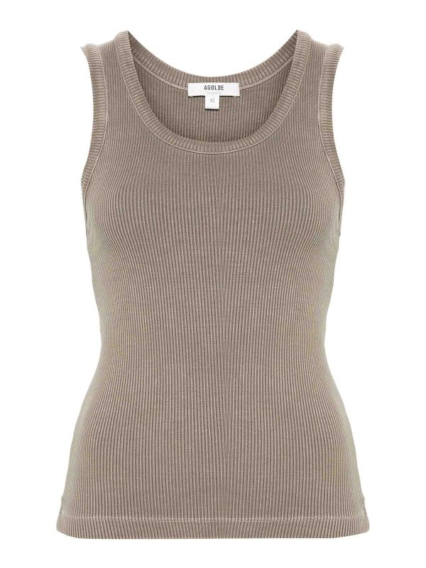 Agolde Top - Marron Clair