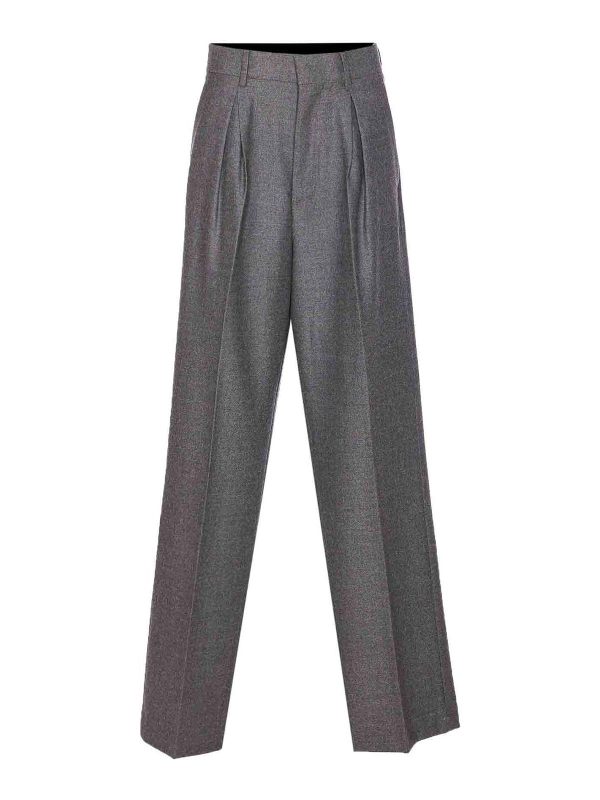 MM6 Maison Margiela Pantalons Décontractés - Gris