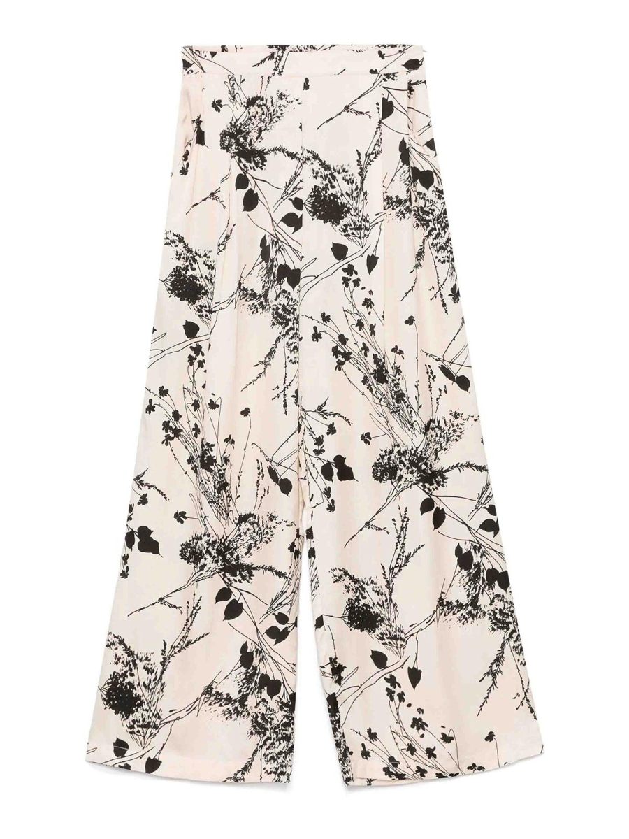 Semicouture Pantalons Décontractés - Blanc