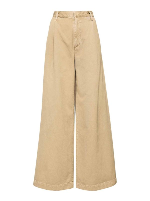 Agolde Pantalons Décontractés - Beige