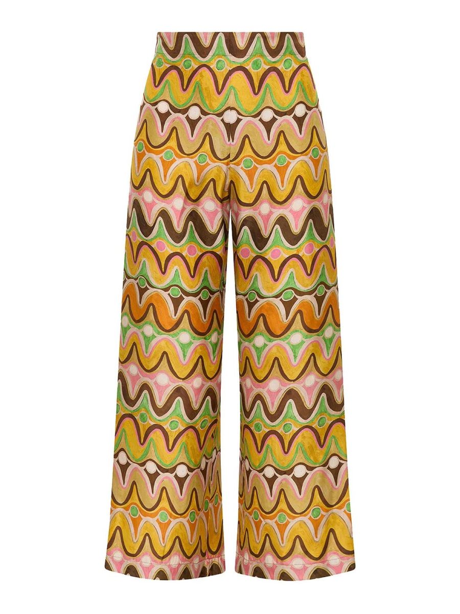 Maliparmi Pantalons Décontractés - Orange
