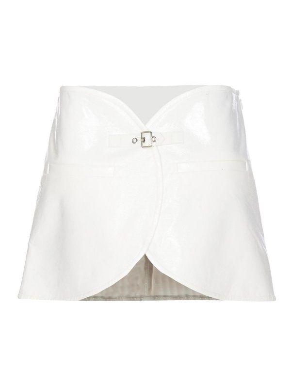 Courreges Mini Jupe - Blanc