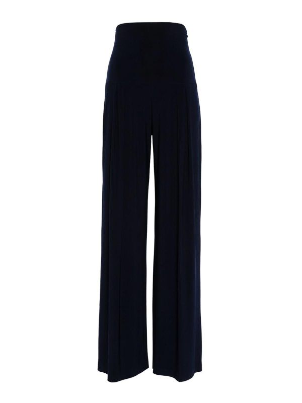 Norma Kamali Pantalons Décontractés - Bleu