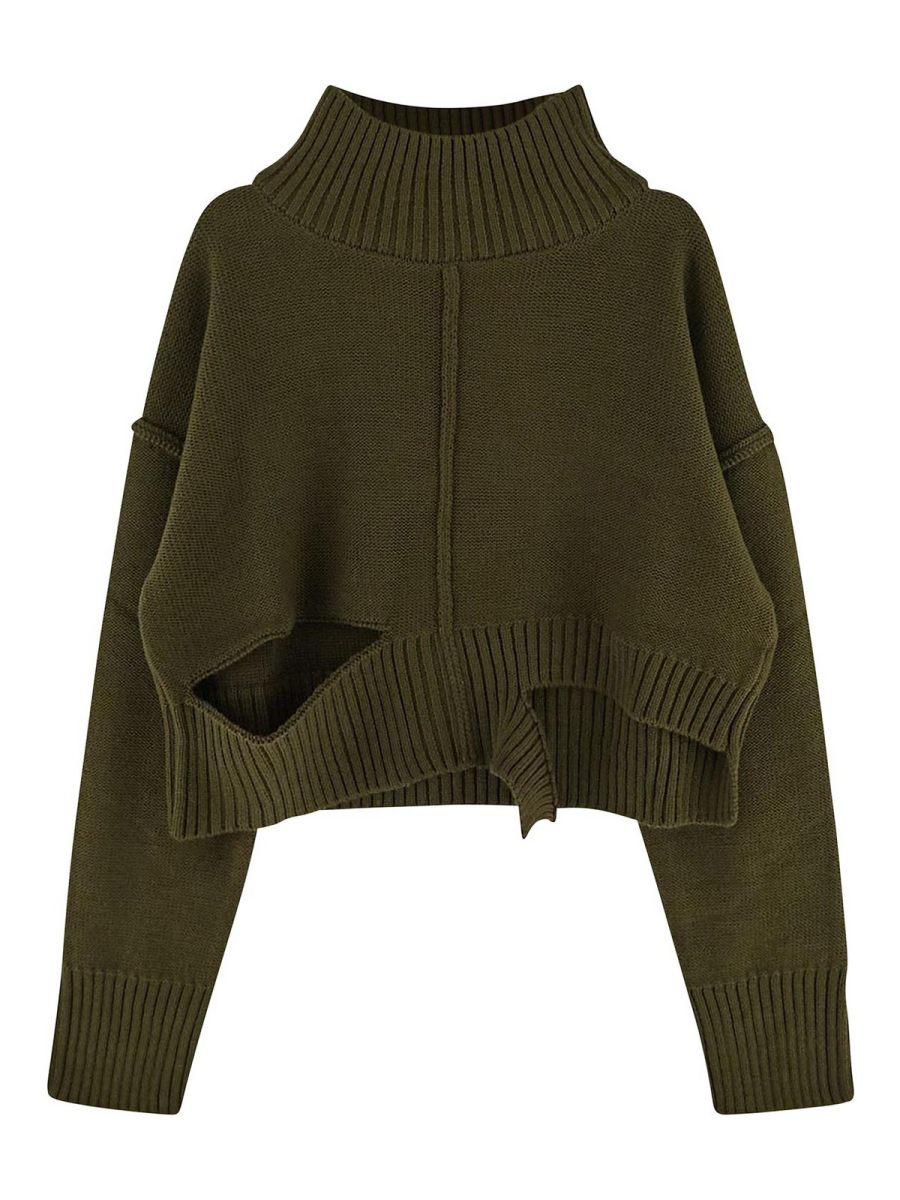 MM6 Maison Margiela Pull Col Roulé - Noir