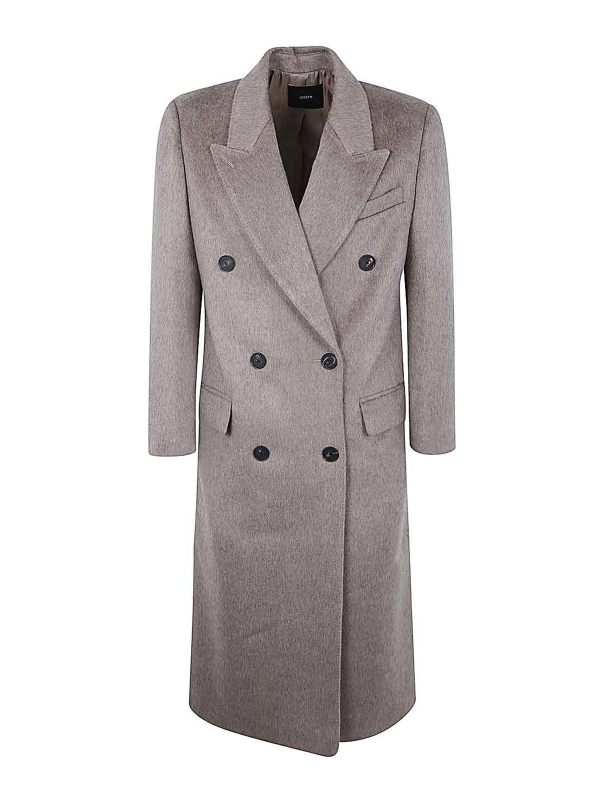 Joseph Manteau Court - Marron