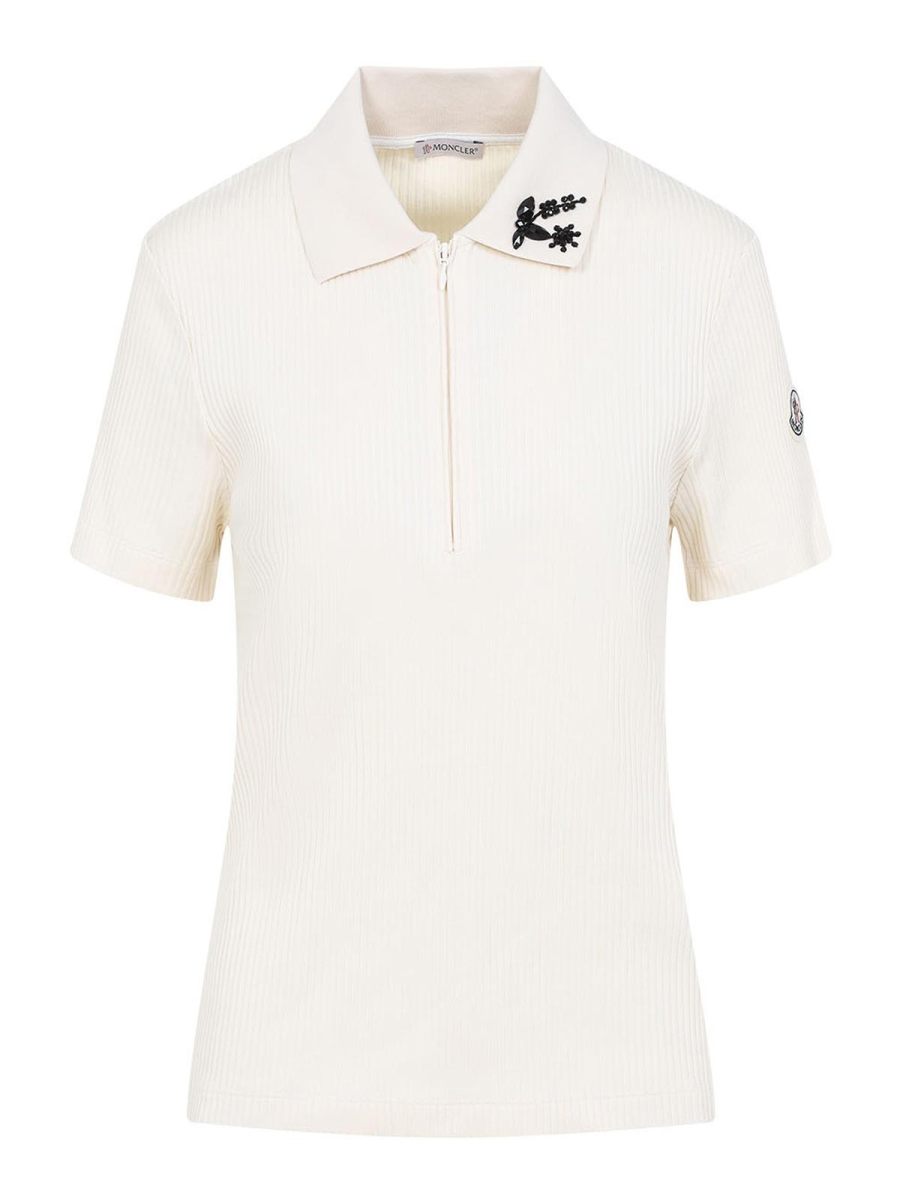 Moncler Polo - Crème