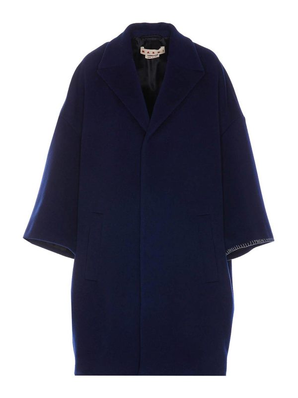 Marni Manteau Court - Bleu