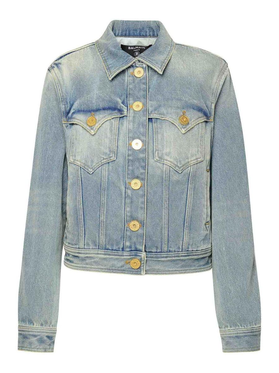 Balmain Jean Bootcut - Bleu