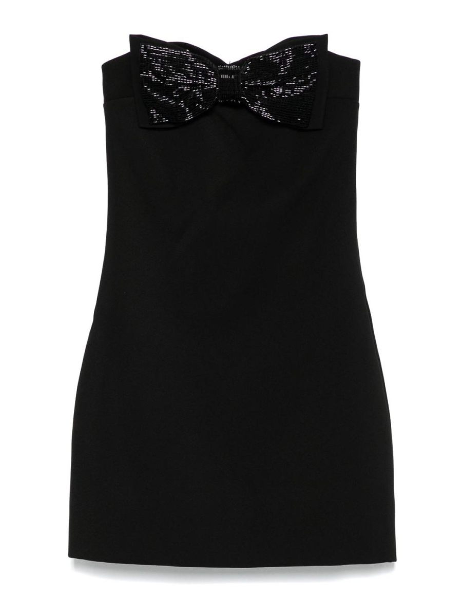 Self Portrait Robe Courte - Noir