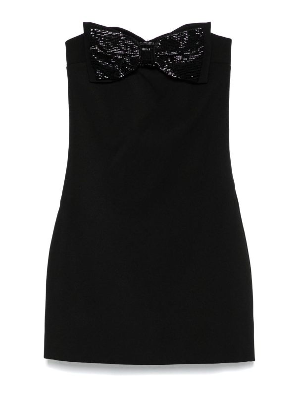 Self Portrait Robe Courte - Noir