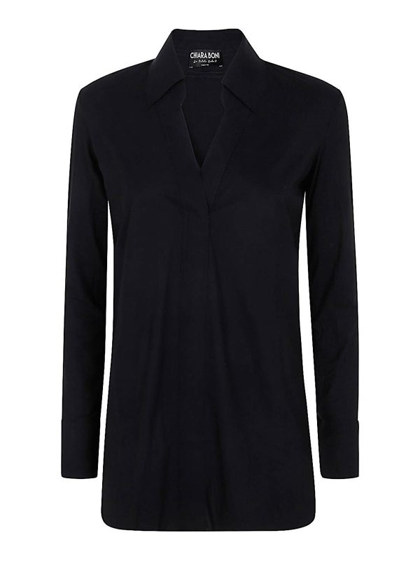 Chiara Boni La Petite Robe Chemise - Noir