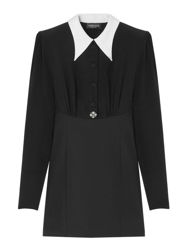 Versace Robe Courte - Noir
