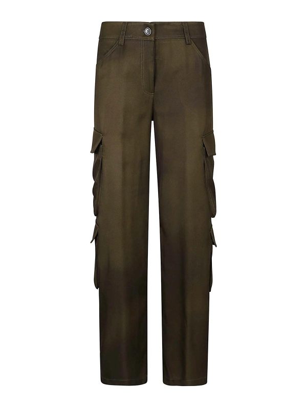 Tsolo Munkh Pantalons Décontractés - Vert
