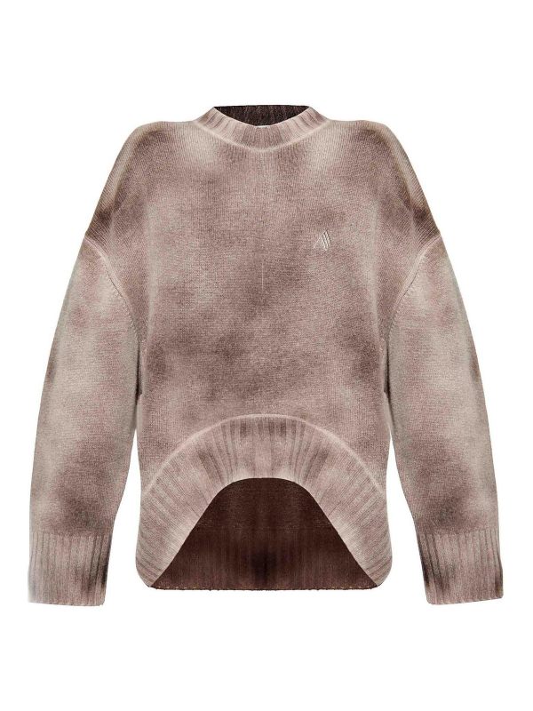The Attico Pull Col Rond - Gris