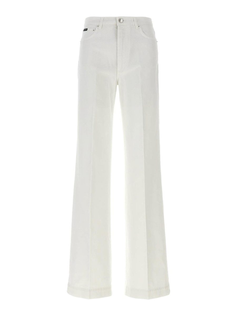 Dolce & Gabbana Jean Bootcut - Blanc