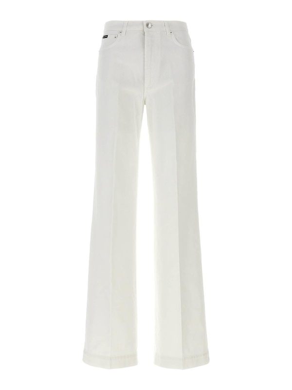Dolce & Gabbana Jean Bootcut - Blanc